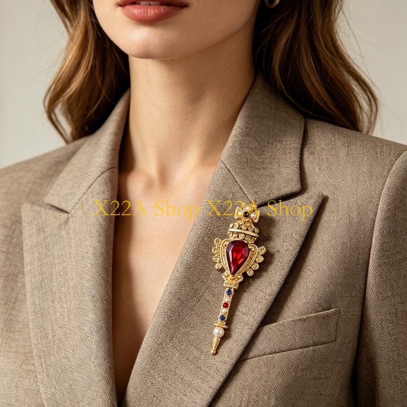 Unique Retro Magical Wand Broo - Unique Women'S Formal Wear 评论和价格