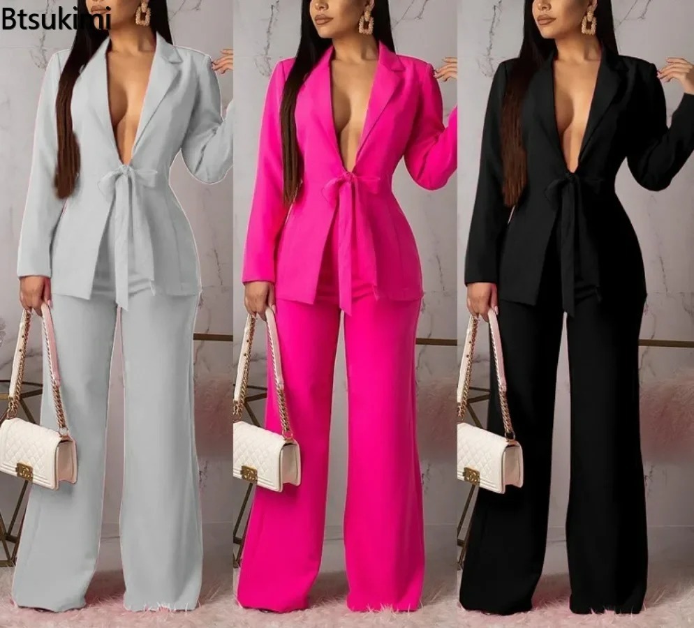 New 2026 Women's Formal Busine - Women'S Formal Wear Pants Suit 评论和价格
