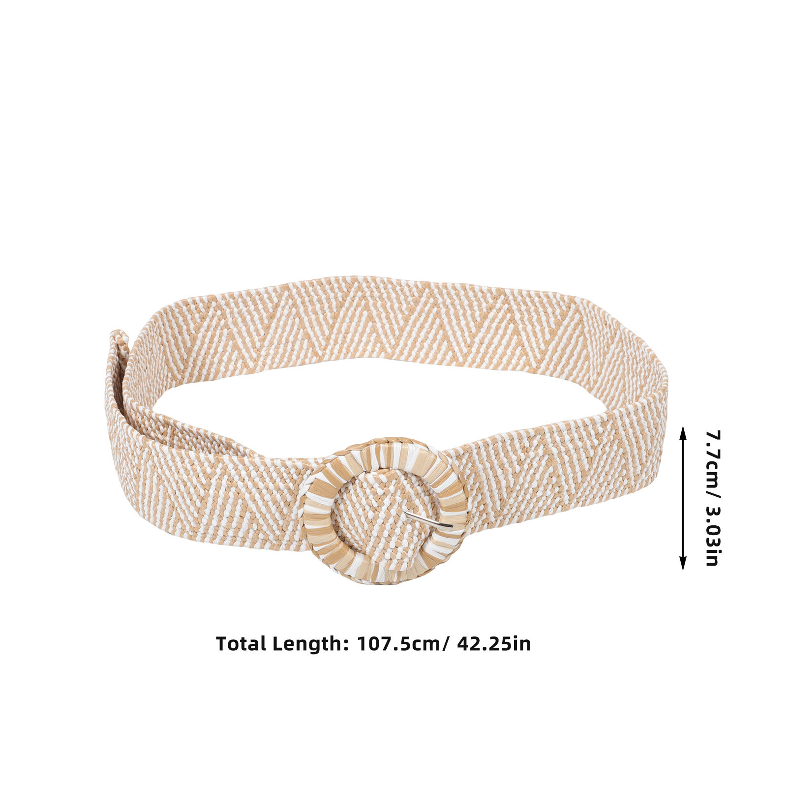 PP Straw Elastic Braided Wide  - Women'S Formal Wear Accessories 评论和价格
