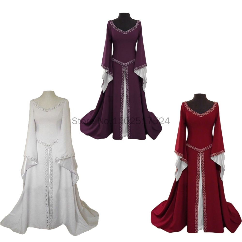Womens Medieval Renaissance Wh - Women'S Formal Wear Wedding 评论和价格