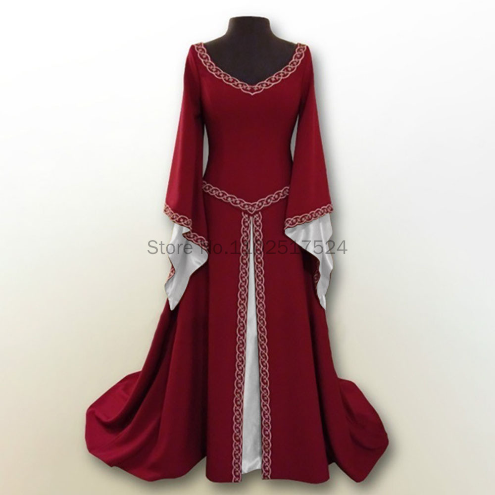 Womens Medieval Renaissance Wh - Women'S Formal Wear Wedding 评论和价格
