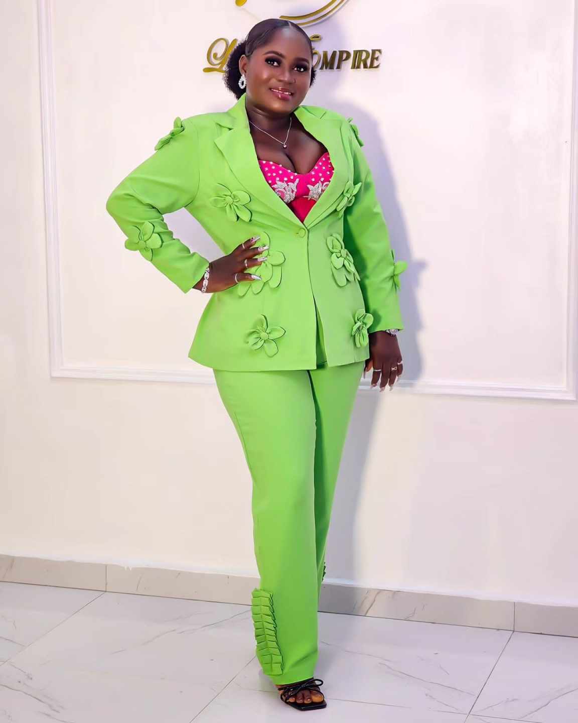 Plus Size Green Women Blazer S - Women'S Formal Wear Plus Size 评论和价格