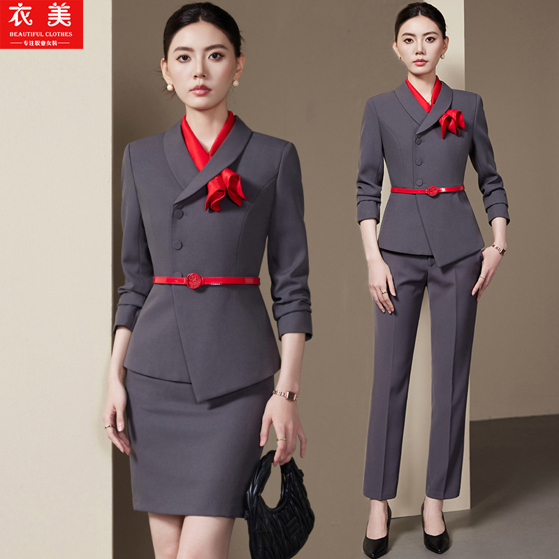 Gray Women's Suit Set2025New F - Women'S Formal Wear Stores 评论和价格