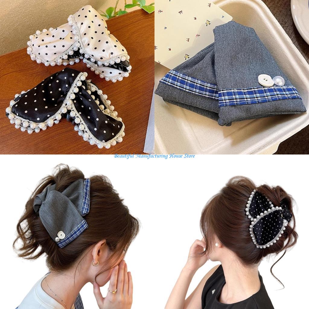 E56A Large Fabric Bowknot Hair - Large Women'S Formal Wear 评论和价格
