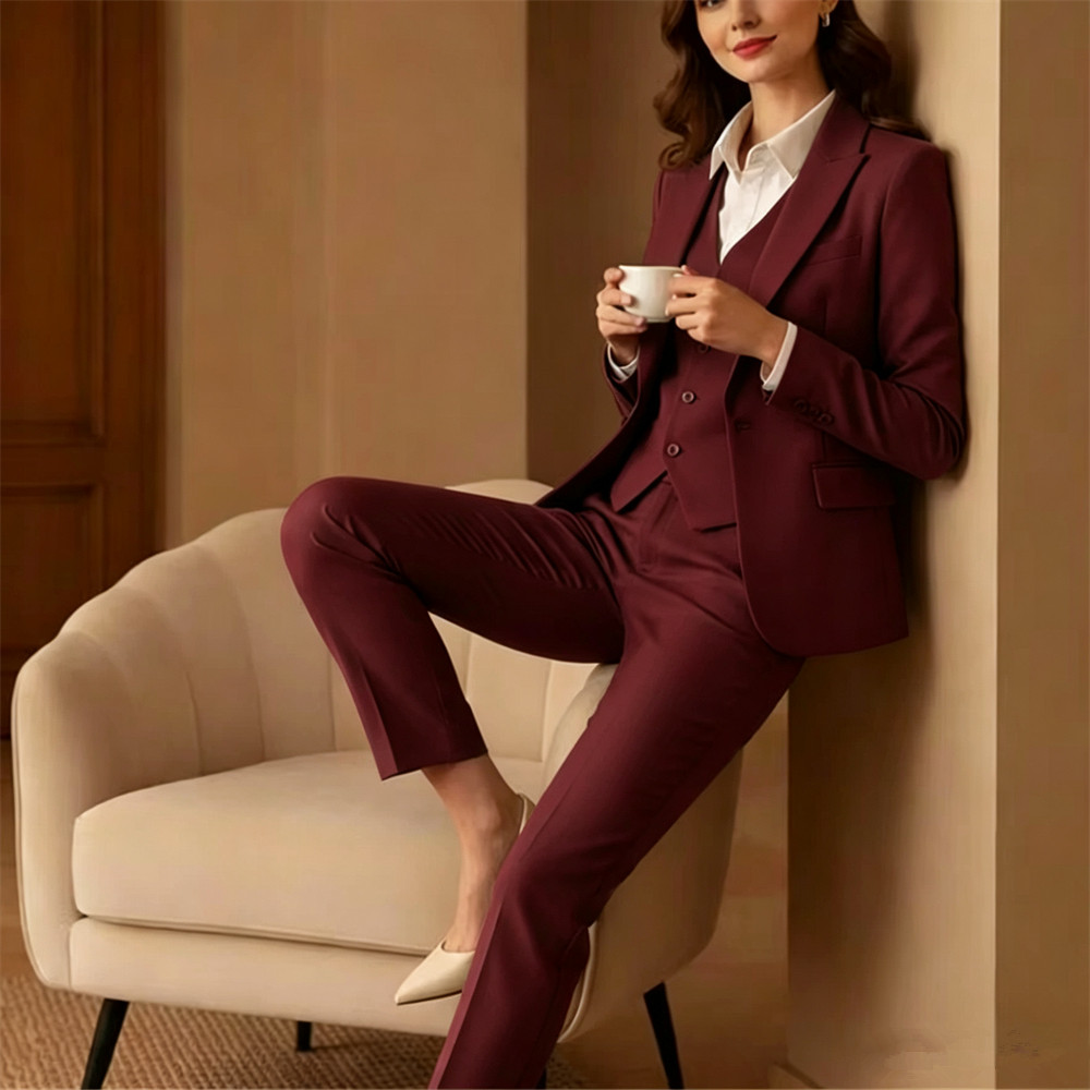 New Sage Green Women's Suit 3  - Women Formal Wear Vest 评论和价格