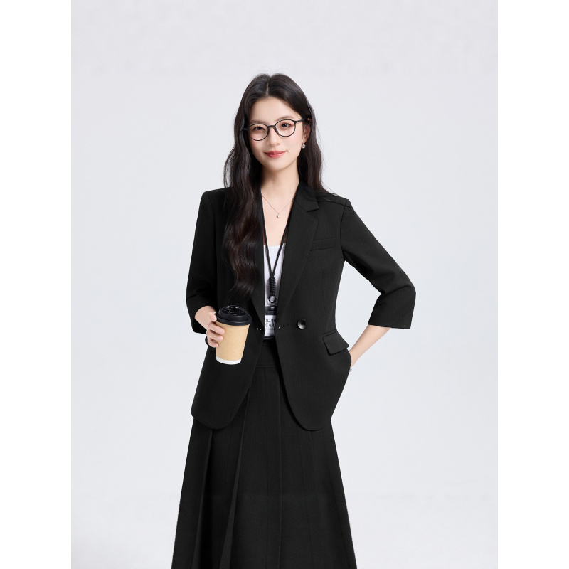 Navy Blue Women's Suit Set for - Women'S Formal Wear Pants Suit 评论和价格
