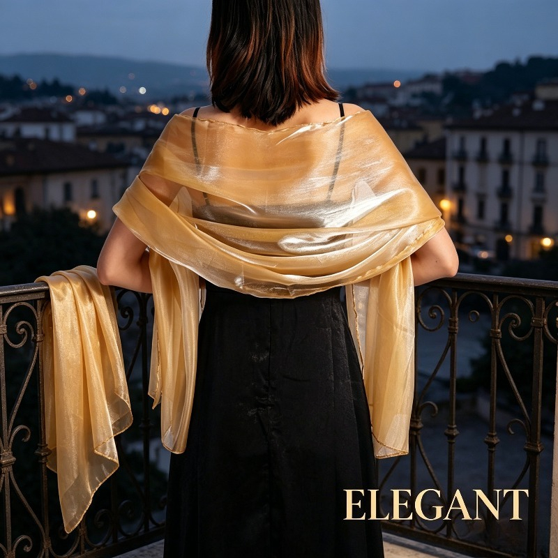 Elegant Solid Color Shawl for  - Women Formal Wear Dress 评论和价格