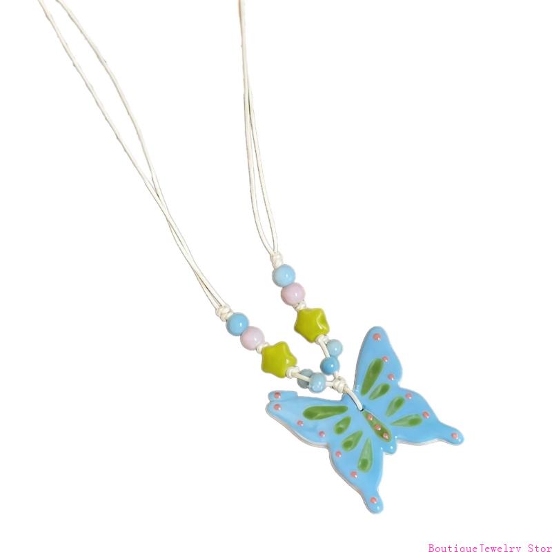 E1PE Stylish Butterfly Charm N - Unique Women'S Formal Wear 评论和价格