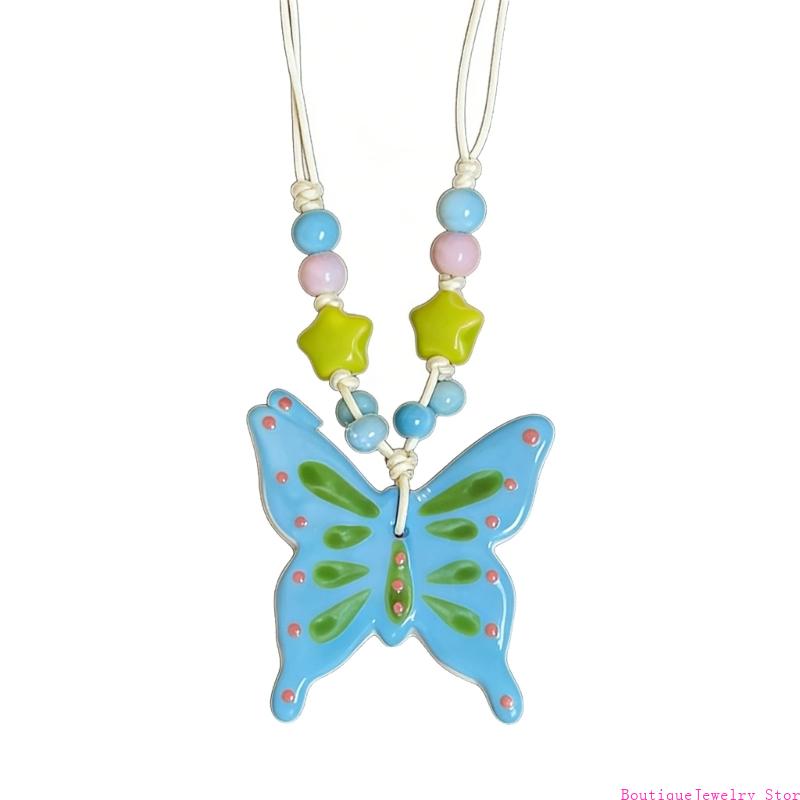 E1PE Stylish Butterfly Charm N - Unique Women'S Formal Wear 评论和价格