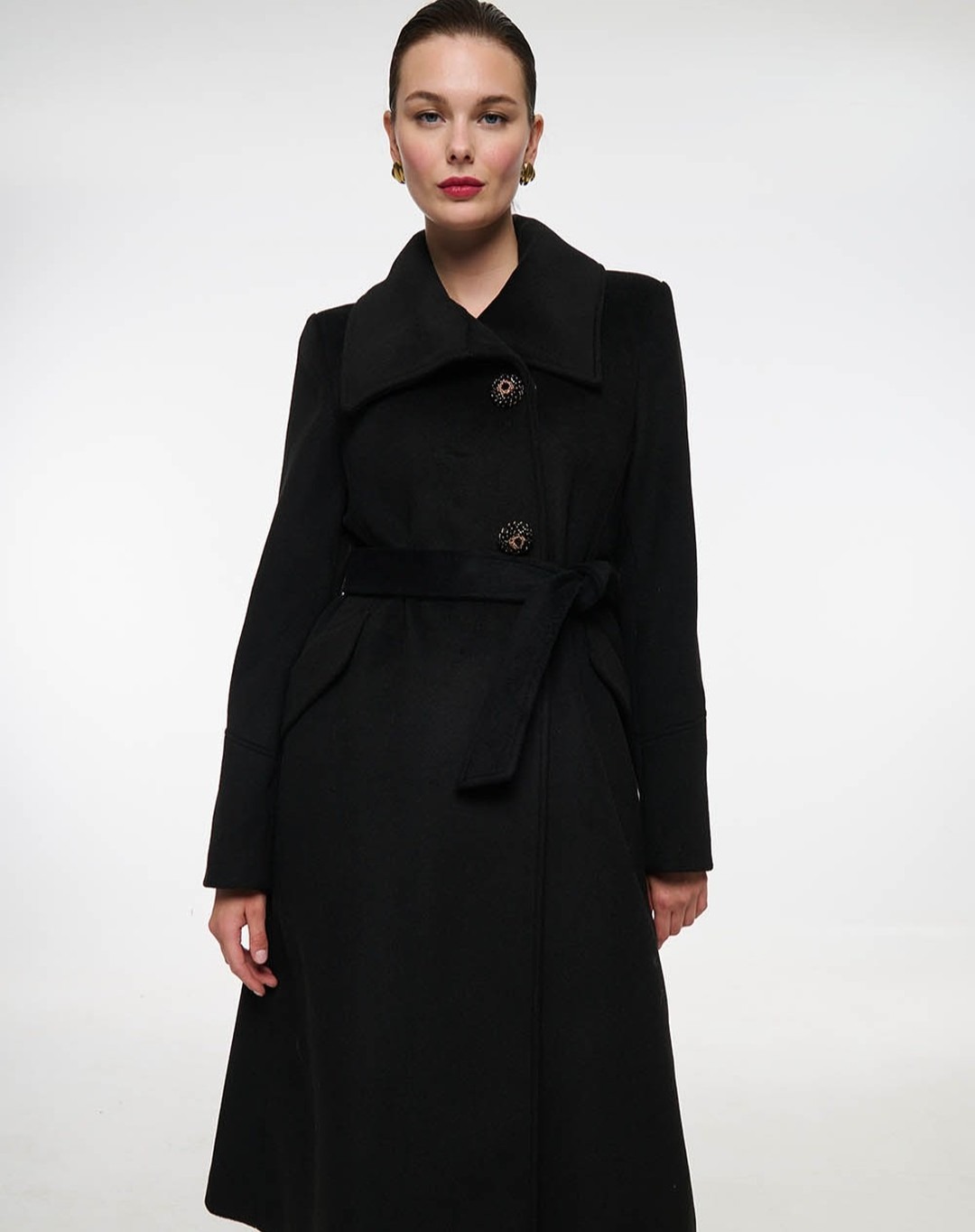 Vintage Black Stand Collar Wom - Women'S Formal Wear Plus Size 评论和价格
