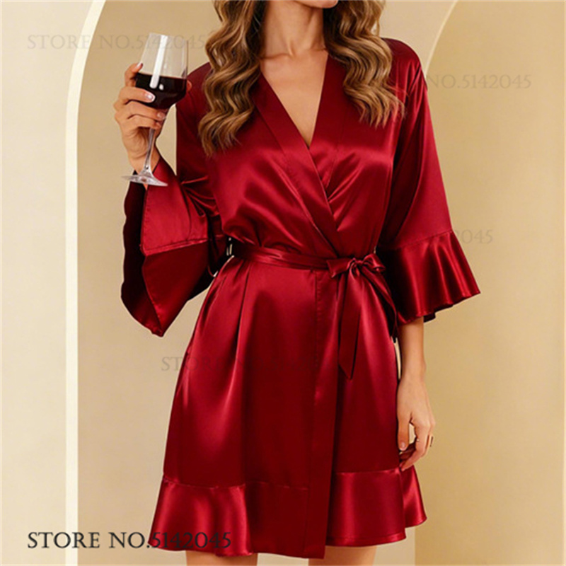 Silk Satin White Wedding Robe  - Women'S Formal Wear Wedding 评论和价格
