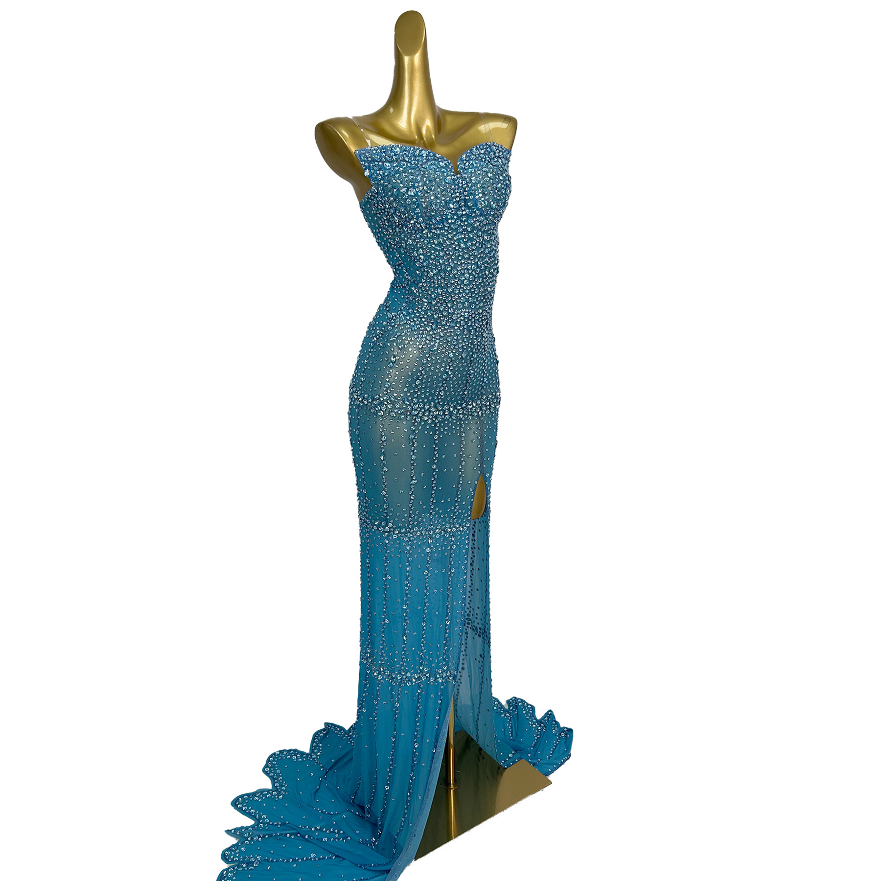High-end Wedding Sparkly Cryst - Women Formal Wear Photoshoot 评论和价格