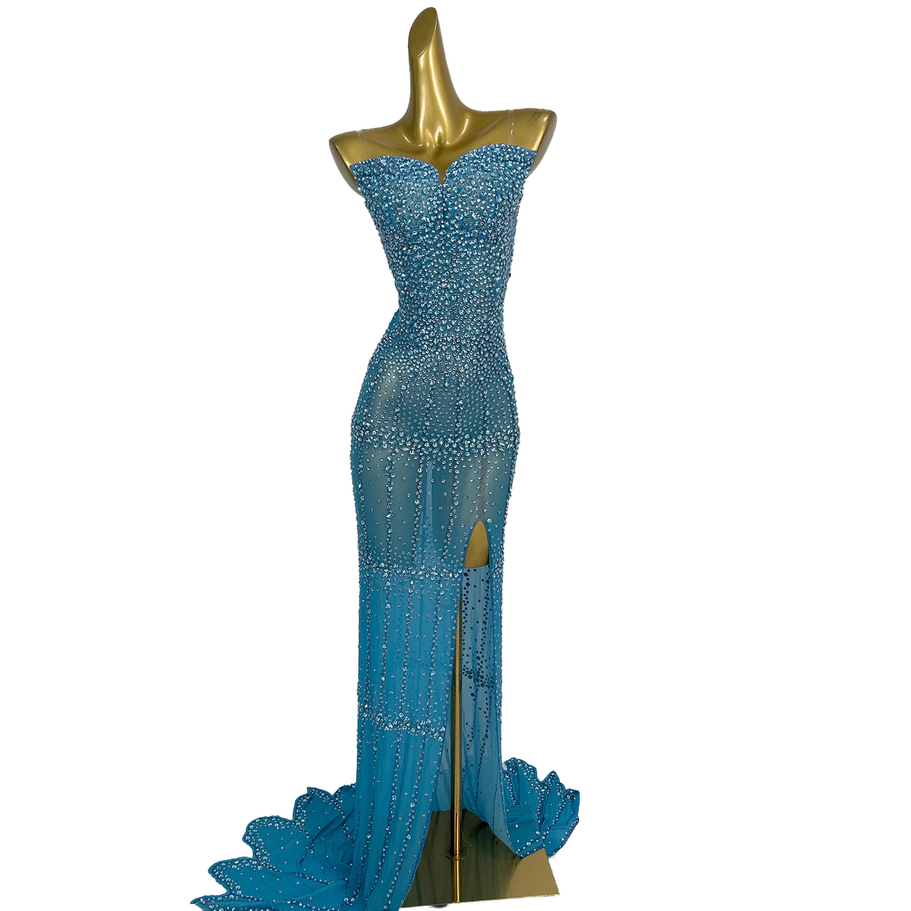 High-end Wedding Sparkly Cryst - Women Formal Wear Photoshoot 评论和价格