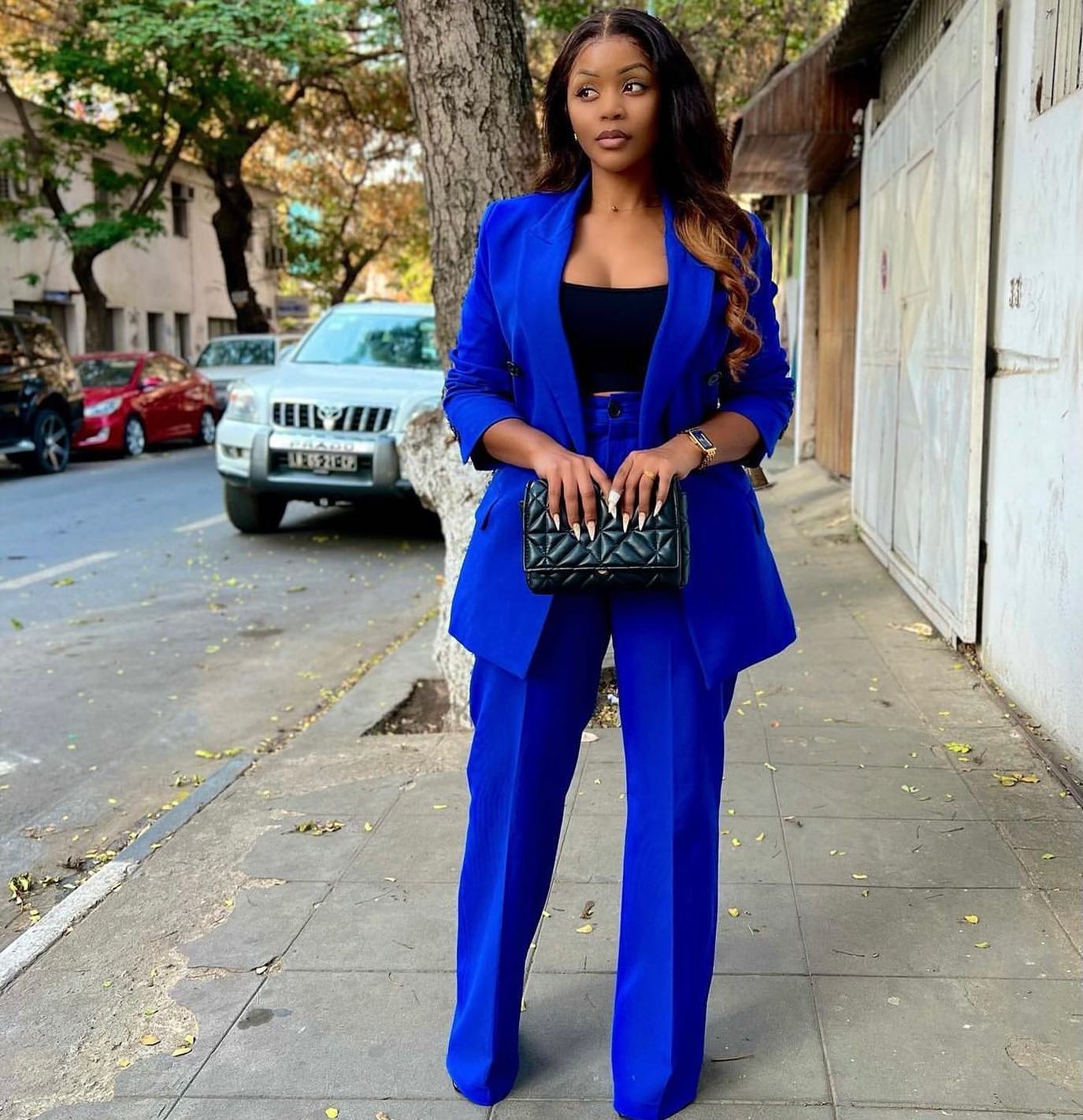 Royal Blue Women Pants Suits 2 - Women'S Formal Wear Plus Size 评论和价格