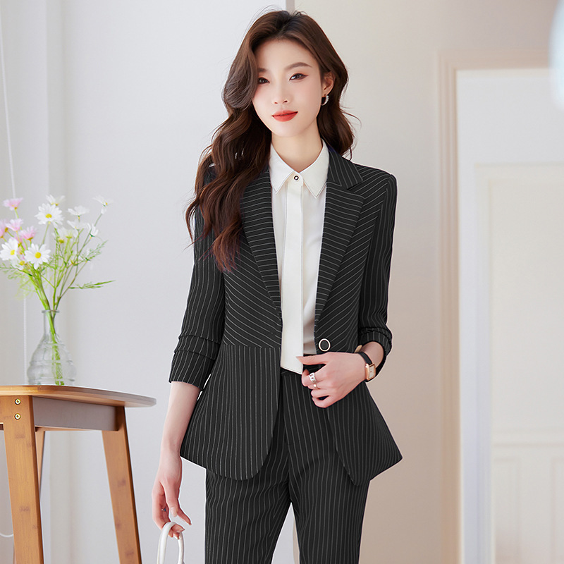 Blue striped suit for women202 - Women'S Formal Wear Stores 评论和价格
